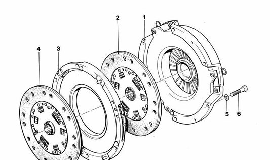 Drag Fritch OEM 21211207014 per BMW E30, E34, E36, Z3. BMW originale.