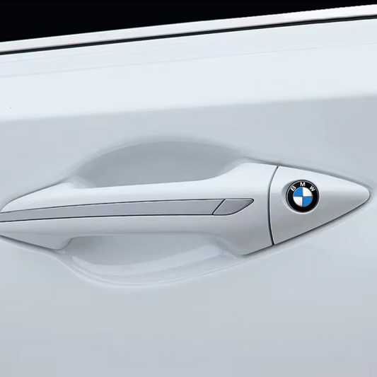 Lock and Handle Covers with BMW Logo for Car Doors - Pack of 2 Units