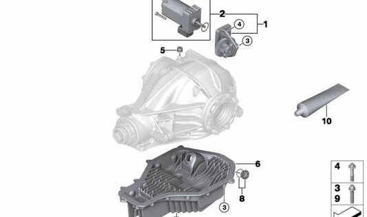 Sensor de Temperatura para BMW X3 F97, F97N, X4 F98, F98N (OEM 33109488290). Original BMW.