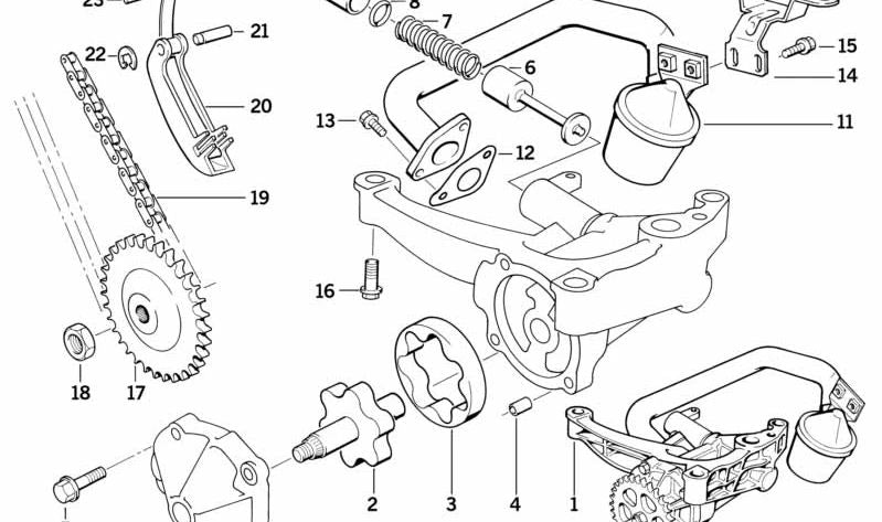 Colector de admisión para BMW Serie 3 E36 (OEM 11411730465). Original BMW