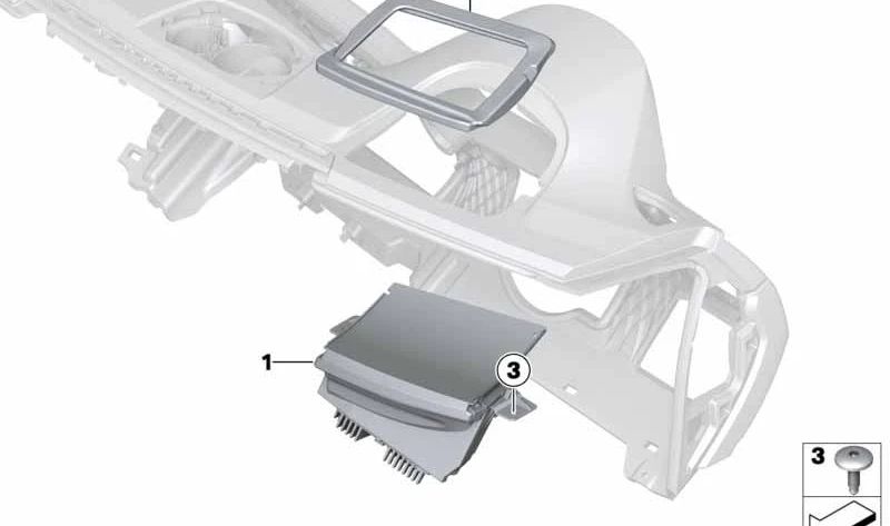 Aislamiento Acústico para BMW Serie 3 F30, F31, F34, F35, F80 y Serie 4 F32, F33, F36, F82, F83 (OEM 62309236820). Original BMW