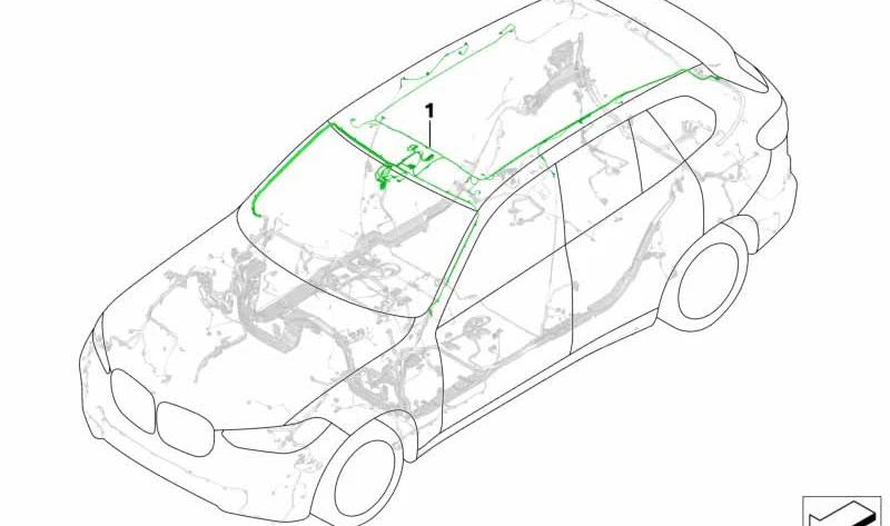 Kabelbaum für BMW X5 F95, G05 (OEM 61128736317). Original BMW