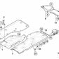 Revestimiento inferior lateral derecho para BMW E88 (OEM 51757166256). Original BMW.