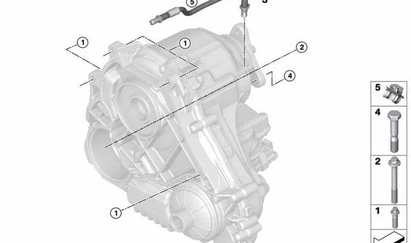 Tubo de ventilación OEM 27108656304 para BMW G30, G31, G11, G12, G14, G15, G16, G01, G02, E70, F15, F85, E71, F16, F86. Original BMW.