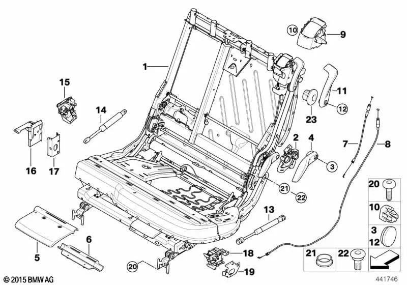 Microrruptor para BMW E70, E70N (OEM 52209120132). Original BMW.