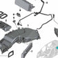 Módulo de control del aire acondicionado para la tercera fila de asientos OEM 64119116489 para BMW E70, E71, F15, F85. Original BMW.