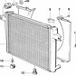 Radiador con enfriador de aceite de transmisión OEM 17111176901 para BMW E30 (316, 318, 320, 323, 325, M3). Original BMW.