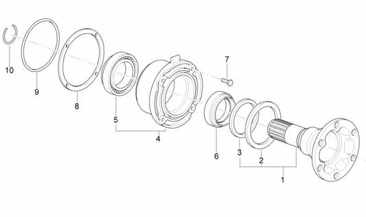 Flange de transmissão para BMW 3 E36 Series (OEM 33131214468). BMW original.