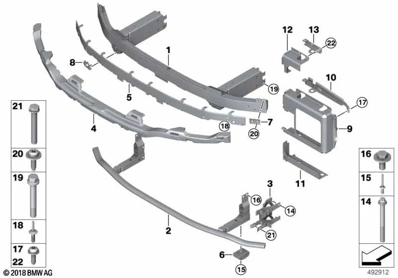 Abdeckung for BMW Z4 G29 (OEM 51118737563). Genuine BMW