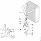 Tornillo cilíndrico con arandela para BMW E36, E46, E34, E60, E61, E63, E64, E32, E38, E65, E66, E31, E83, E70, F15, F85, E71, F16, F86, E52 (OEM 64116910423). Original BMW.