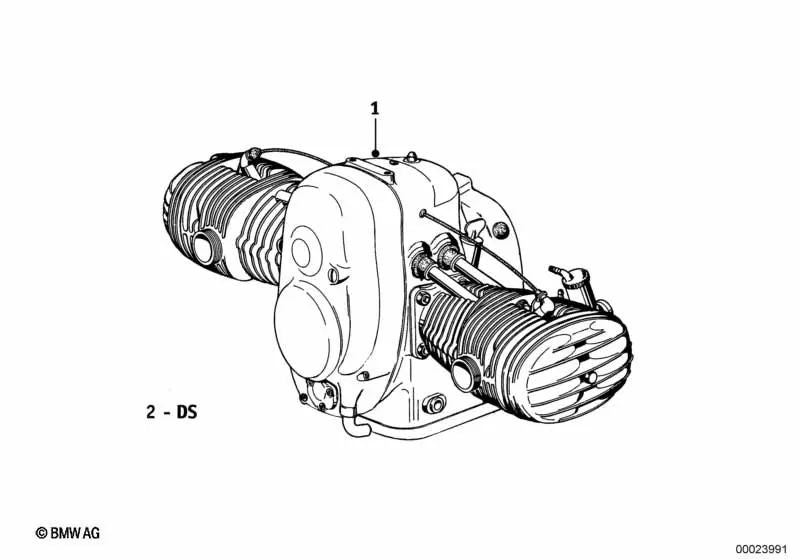 Juego de juntas motor para BMW Serie 1 F20, F21 (OEM 11000008413). Original BMW.