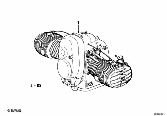 Juego de juntas motor para BMW Serie 1 F20, F21 (OEM 11000008413). Original BMW.