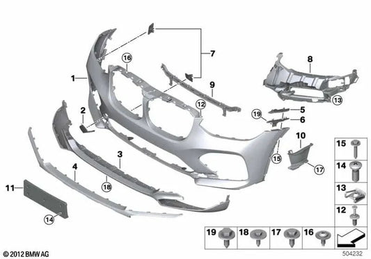 Cable Harness Holder for BMW G02 (OEM 51117456656). Original BMW