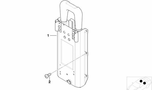 Arco Antivuelco para BMW Serie 3 E46 (OEM 54628260316). Original BMW