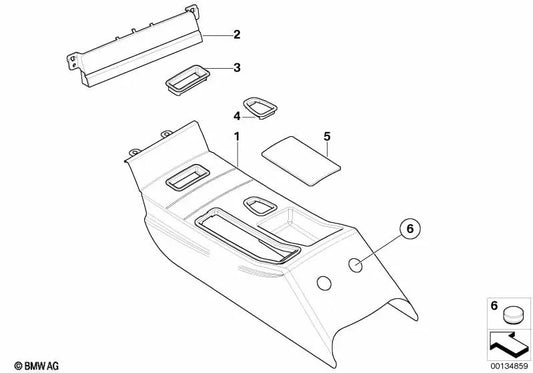 Einlage para BMW Serie 3 E46 (OEM 51169503962). Original BMW.