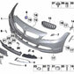 Varilla embellecedora derecha para BMW Z4 E89 (OEM 51117203796). Original BMW