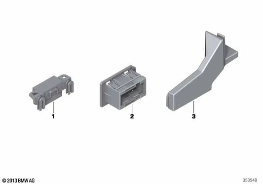 Soporte OBD Foso del Conductor para BMW i I01, I01N (OEM 61139293276). Original BMW