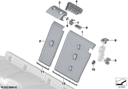 Edge Profile for BMW X5 F95, G05, G18, XM G09 (OEM 52209495301). Genuine BMW.