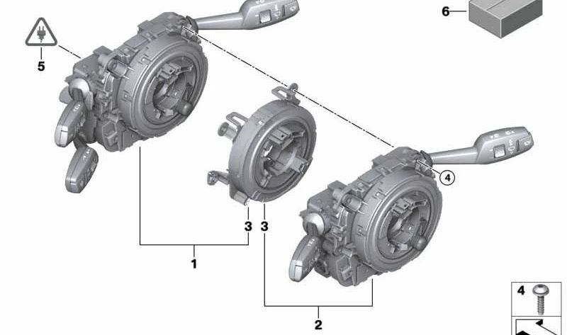 Control Module OEM address column 61319203109 for BMW E90, E91, E92, E93, E71. Original BMW.