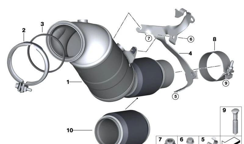 Kit de Reparación de Tornillos para BMW F20, F21, F40, F52, F70, F22, F23, F45, F46, G42, F30, F31, F34, G20, G21, G28, F32, F33, F36, G22, G23, G26, F10, F11, F18, G30, G31, G38, G32, G11, G12, G70, G14, G15, G16, I01, I12, I15, F48, F49, U11, F39, U10,