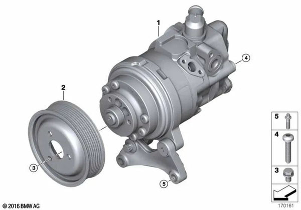 Polea para BMW X6 E71 (OEM 32427546539). Original BMW