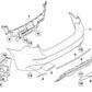 Tow Hook Cover Kit for BMW E71 (OEM 51127266466). Original BMW