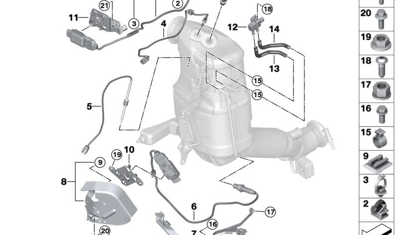 Manguito de aire OEM 13628490053 para BMW Serie 2 Active Tourer (U06). Original BMW