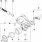 Bomba de aceite para BMW Serie 3 E46, Serie 5 E39, E60, E61, Serie 7 E38, E65, E66, X3 E83, X5 E53, Z4 E85 (OEM 11417501568). Original BMW