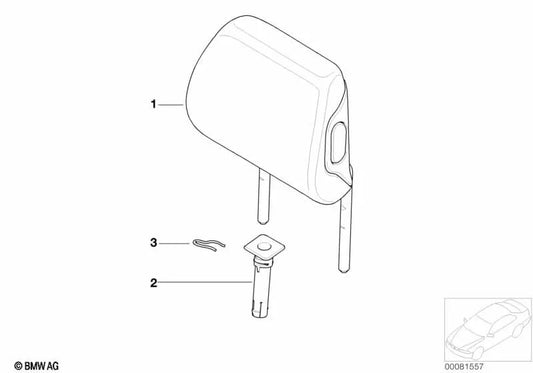 Guía para BMW Serie 3 E46 (OEM 52207053062). Original BMW