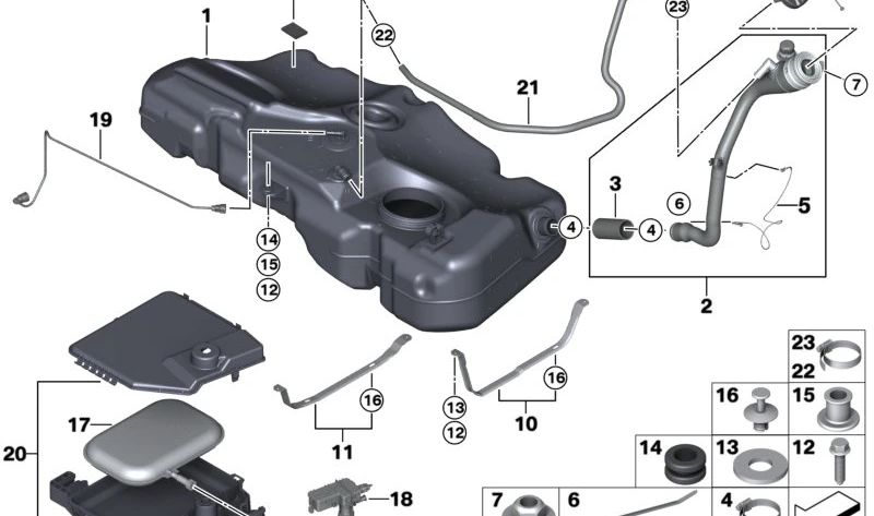 Aditivo Eolys para MINI R55, R56 (OEM 83192208040). Original BMW