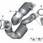 Soporte de catalizador cercano al motor para BMW E82, E88, E90, E91, E92, E93, E60N, E61N, E89 (OEM 18207553610). Original BMW