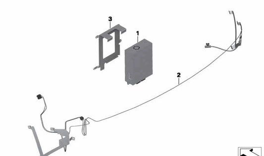 Prise en charge du module vidéo pour BMW Z4 E85, E86 (OEM 65506904350). BMW d'origine