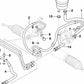 Tubo de retorno de dirección asistida OEM 32416774214 para BMW E46. Original BMW.