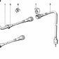 Tachowelle Parte Inferior para BMW E21, E12, E24 (OEM 62121359333). Original BMW