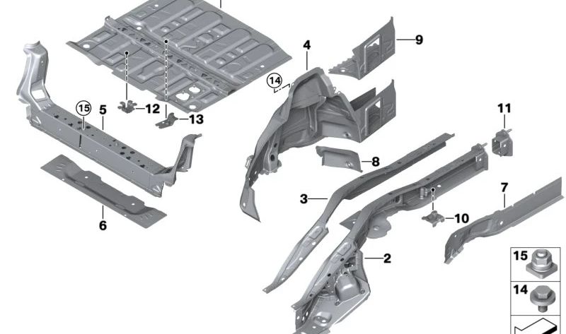 OEM Book Fund 41007402459 pour BMW F52, F48, F49, U12. BMW d'origine.