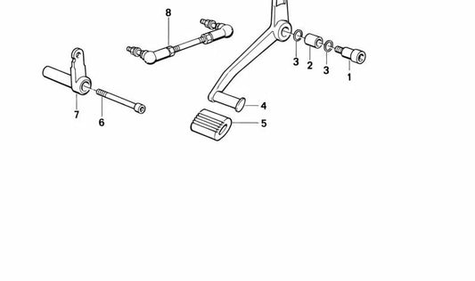 Silentblock Support Change Leath OEM 23412302382 für BMW E30, E34, E36, E46, E53, E60, E63, E64, E83, Z3, Z4. Original BMW.