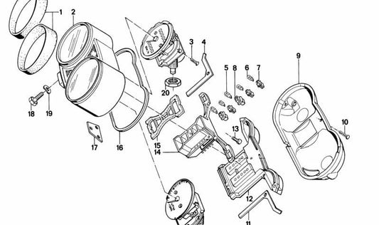 OEM hexagonale Nuss 62111243111 für BMW R50. Original BMW.