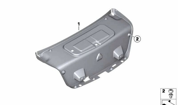 Revestimiento Portón Trasero para BMW F01, F02, F04 (OEM 51497050310). Original BMW