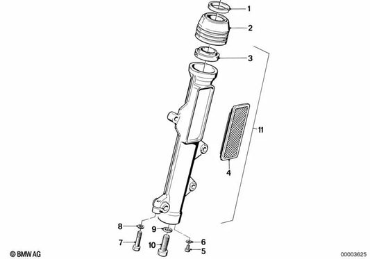 Fieltro para BMW R248 (OEM 31421237213). Original BMW