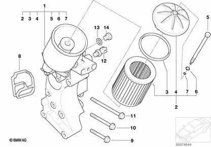 Tornillo para BMW Serie 3 E36, E46, Serie 5 E34, Z4 E85, E86 (OEM 11427839820). Original BMW.