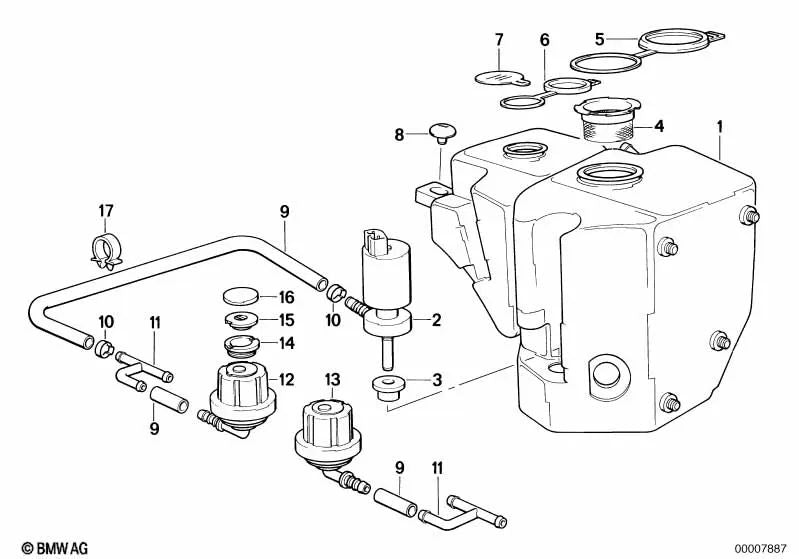 Druckfleck für BMW E31 (OEM 61671392398). Original BMW