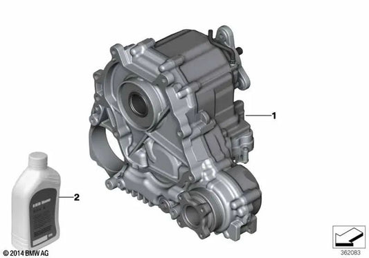 RP della casella di trasferimento per BMW E84 (OEM 27107643748). BMW originale