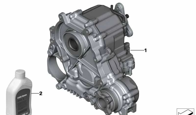 Transfer case for BMW X1 E84 (OEM 27105A371E5). Original BMW