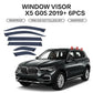 Deflectores de Aire / Visera de Ventana para BMW X5 E53, E70, F15 y G05