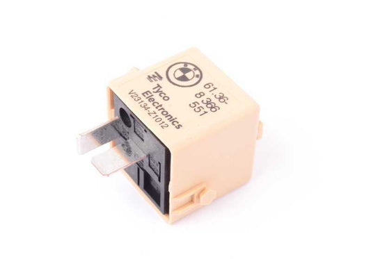 Conector de Enlace Beige para BMW Serie 3 E30, E36, Serie 5 E34, Serie 7 E32, Serie 8 E31 (OEM 61368366551). Original BMW