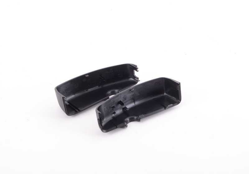 Juego de cubiertas para la base del espejo para BMW E46, E60, E61, E63, E65, E66, E83, E53, E85, E86 (OEM 51167117763). Original BMW.