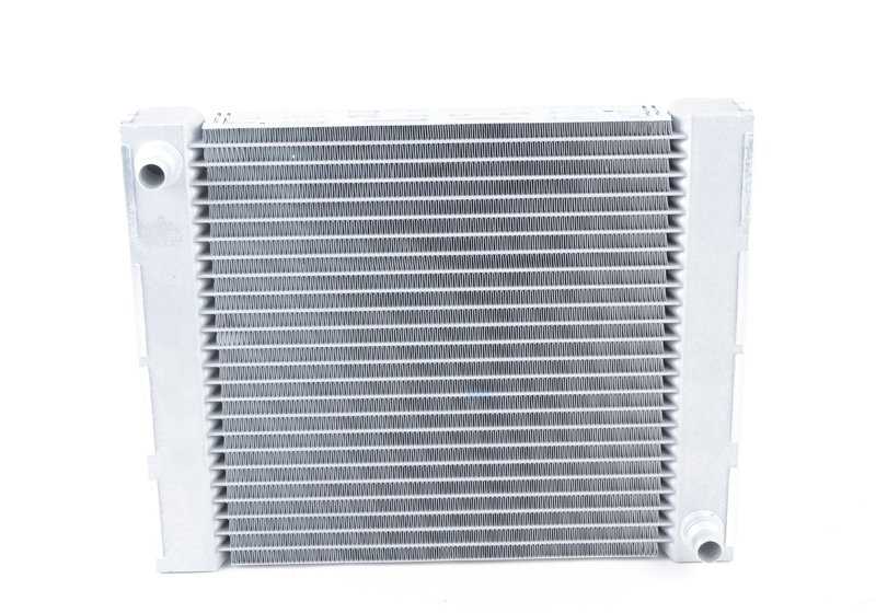 Left coolant radiator for BMW series 5, 6, 7. Example: F10, F06, F06N, F12, F12N, F13, F13N, F01N, F02N (OEM 17112284277). Genuine BMW