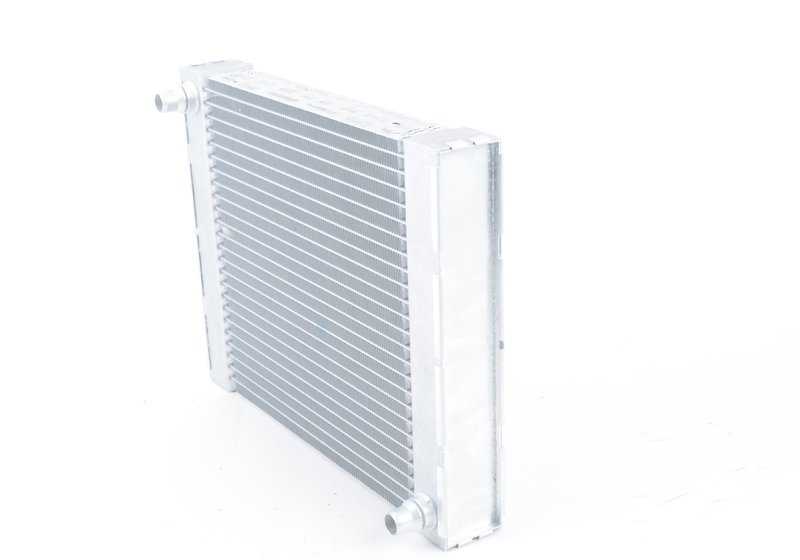 Left coolant radiator for BMW series 5, 6, 7. Example: F10, F06, F06N, F12, F12N, F13, F13N, F01N, F02N (OEM 17112284277). Genuine BMW