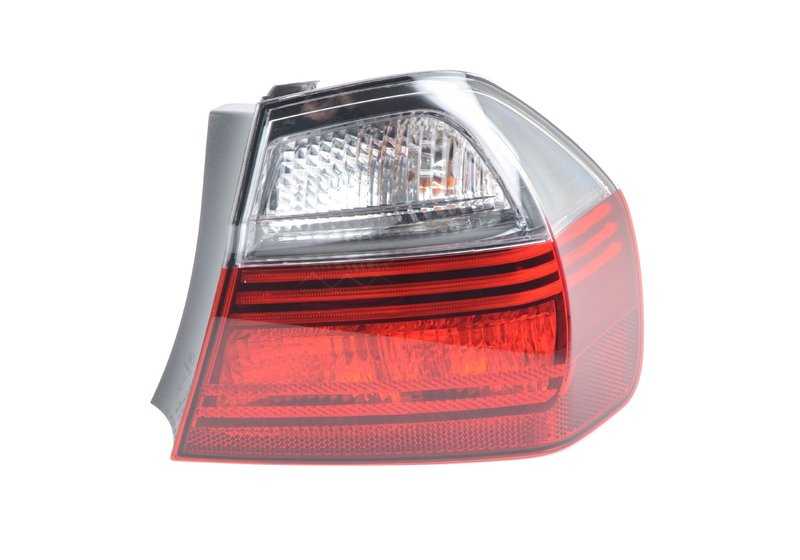 Right side taillight for BMW 3 Series E90 (OEM 63210406880). Original BMW