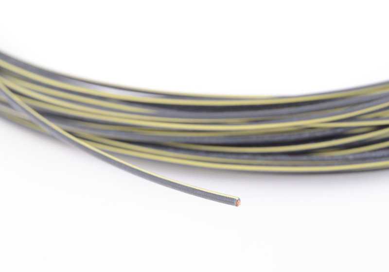 Cable negro-amarillo OEM 61126908723 para BMW E81, E82, E87, E88, F20, F21, F40, F52, F70, F22, F23, F44, F45, F46, F87, U06, E21, E30, E36, E46, E90, E91, E92, E93, F30, F31, F34, F35, F80, G20, G21, G28, G80, G81, F32, F33, F36, F82, F83, G22, G23,